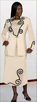 Mother's Day Sale, Womens Full Figured Embroidered Dressy Suits (9951)