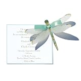Small Blue Dragonfly Die-cut Card, Pack of 10