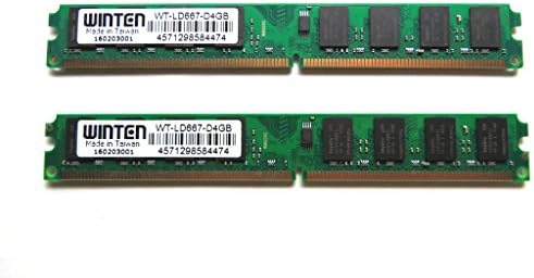 Winten WT-LD667-D4GB 4GB ( 2GB x2 ) DDR2 PC5300 DeskTop PC memory (240-pin LODIMM , 667MHz)