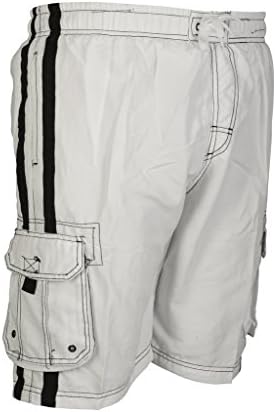 Frelik Men's Swim Trunk M White