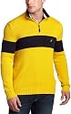 Nautica Sportswear Men's 1/4-Zip Single Chest Stripe Sweater