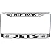 Rico Industries NFL New York Jets Standard Chrome License Plate Frame