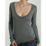 Alternative Sheer Long-Sleeve V-Neck - AA5064