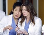 ELLEN POMPEO AS DR. MEREDITH GREY, SA...