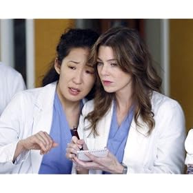 ELLEN POMPEO AS DR. MEREDITH GREY, SANDRA OH AS DR. CRISTINA YANG FROM GREY'S ANATOMY #1 - COLOUR Movie Photo - (4 Different Photograph & POSTER Sizes Available)