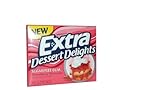 Extra Dessert Delights Sugarfree Gum Strawberry Shortcake Flavored Gum Ten 15 Stick Packs