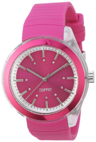 Esprit Damen-Armbanduhr pink play Analog Quarz A.ES900642007