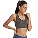 YAHA Women's Sports Bra Racerback Yoga Workout Bra (M, Gray)