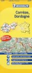 Correze, Dordogne  329 - Carte ville...