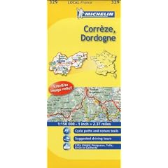Correze, Dordogne (Michelin Local Maps)