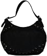 Women's DKNY Purse Handbag T&C Large Hobo W/Studs Black/Black