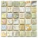Hakatai Calliope Honeysuckle 0.625 x 0.625 Glass Mosaic Tile