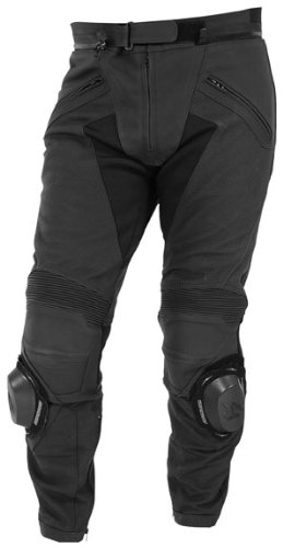 Fieldsheer Sport 2.0 Mens Leather Motorcycle Pants Flat Black Large L 6016-0335-06