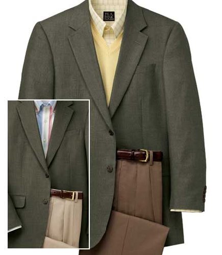 Jos A Bank Olive Sport Trio