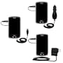 Deluxe Kit for the Blackberry Thunder includes a USB cable with Car and Wall Charger - uses Gomadic TipExchange Technology