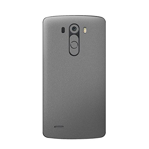 Cruzerlite Antibacterial Skin for the LG G3 - Retail Packaging - Battleship Gray (Back Only)