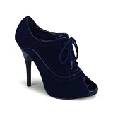 Produkt-Bild: WINK-01, Oxford Open Toe Pumps blau Samt