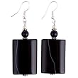 Handmade Black Onyx & Silver Earrings