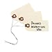 Avery Shipping Tags, Paper/Double Wire, 3-1/4 x 1-5/8 Inches, Manila, 1000/Pack (12602)