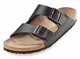 Birkenstock Arizona Leather Sandals - Hunter Brown 5 B(M) US