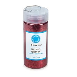 Martha Stewart Crafts Fine Glitter, Garnet, 4.58 Ounces