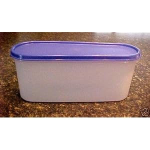 Tupperware Modular Mate Super Oval 2. Brilliant Blue Seal by