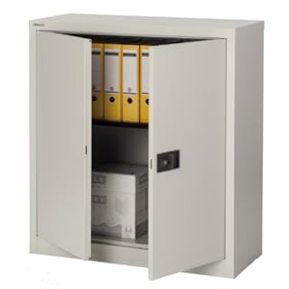 BISLEY Flügeltürschrank Aktenschrank Werkzeugschrank Stahlschrank Ordnerschrank Lichtgrau