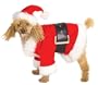 Velour Dog Santa Suit Size Medium