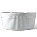 Omniware White Porcelain Souffle Dish, 1.75 Quart