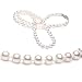 AugustinaJewelry Single Strand 18 Inch 5-5.5mm White Freshwater Cultured Pearl Necklace