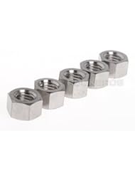 Home Improvement: RockBros Titanium Ti (M5 x 0.8mm) Hex Nut, 5pcs - RockBros