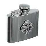 Review Sterling & Classic SC651 / Celtic Cross in a Circle 2oz Stainless Steel Hip Flask