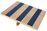 Balance Rocker Board, 14" X 15" Wood with Traction Strips