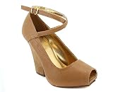 SUEDE BLADE PEEP TOE MARYJANE HEEL