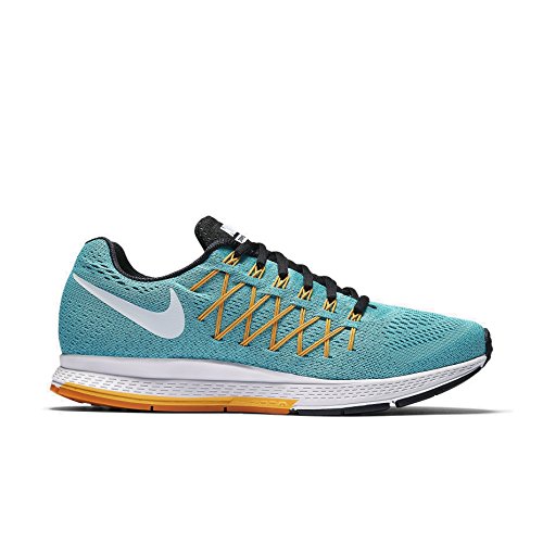 Nike Women's Air Zoom Pegasus 32 Gmm Bl/White/Lsr Orng/Vvd Orng Running Shoe 8 Women US