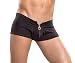 Zipper Short Lycra Black Small-Medium