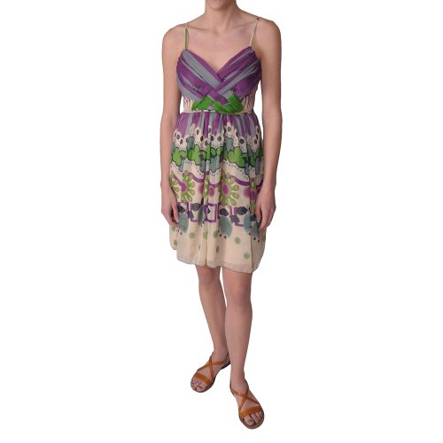Journee Women's Spaghetti-Strap Floral Print Dress - Beige 10