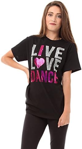 Live Love Dance Sequin Black Small