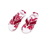 Womens Animal Swish Lollipop Red Flip Flops size 4 - 8