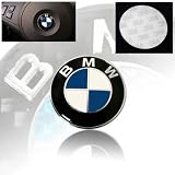 BMW 44mm Steering Wheel Blue Emblems (fits all models) Reviews