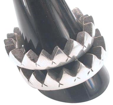 Spikes Pewter Friendship Ring Rings