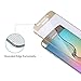 iwolkon 0.2mm Tempered Glass Screen Protector Film for Samsung Galaxy S6 Edge - Gold