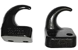 1997-2006 Jeep Wrangler Black Front Tow Hooks