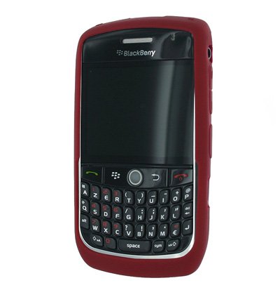 BlackBerry Skin Case for BlackBerry 8900 (Dark Red)