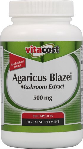 Vitacost Agaricus Blazei Mushroom Extract - Standardized -- 500 mg - 90 Capsules