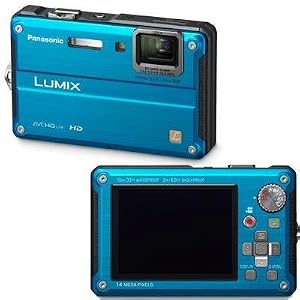 Panasonic Lumix DMC-TS2 14.1 MP Waterproof Digital Camera (Blue)