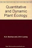 Quantitative and dynamic plant ecology