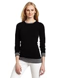 Minnie Rose Womens Double Layer Crew Shirt