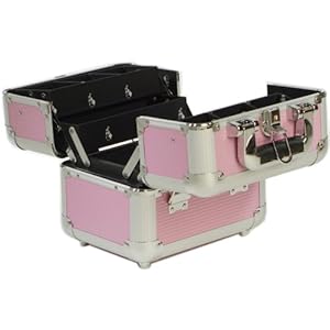 Beauty Box Valene Pink Cosmetics & Make-up Beauty Case