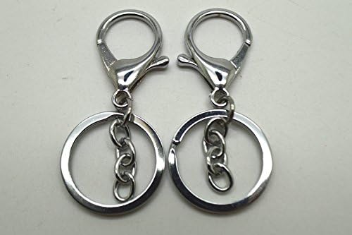20PCS Lobster Swivel Clasps Keyring Key Chain DIY Findings Jewelry Accessories